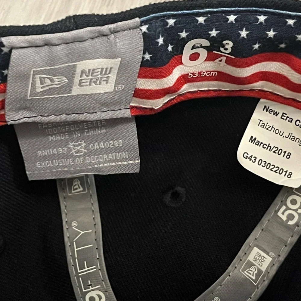 New Era Brewers Hat; American Flag 6 3/4
